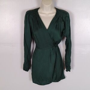Blue Life Wrap Mini Dress